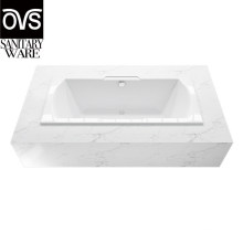 Hot Cheap Tub Chinese Manufacturers Embedded Massage Bathtub